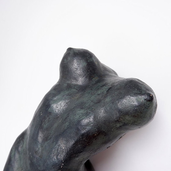 Image 1 of Scultura di nudo in bronzo e terracotta - Pascale Quoirin - XX secolo