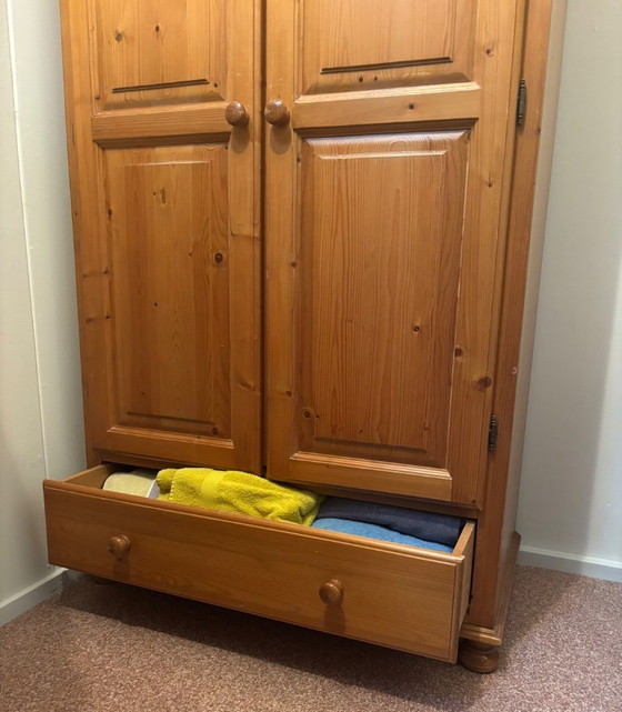 Image 1 of Wooden pine wardrobe - PERFECT CONDITION