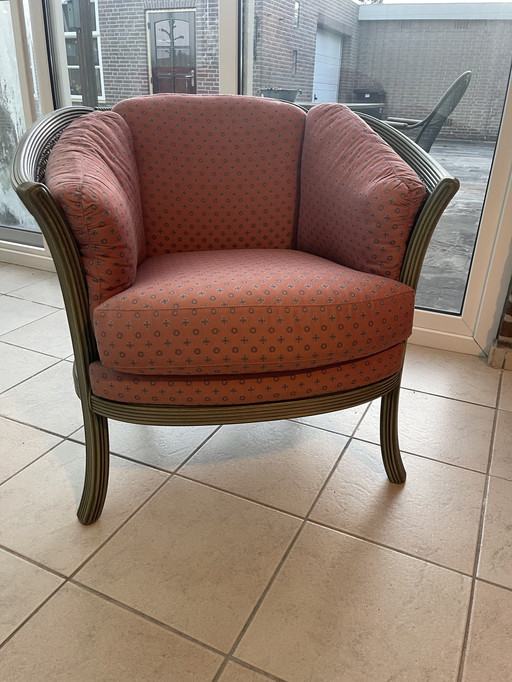 Schitterend Fauteuiltje Met Webbing, Zgan