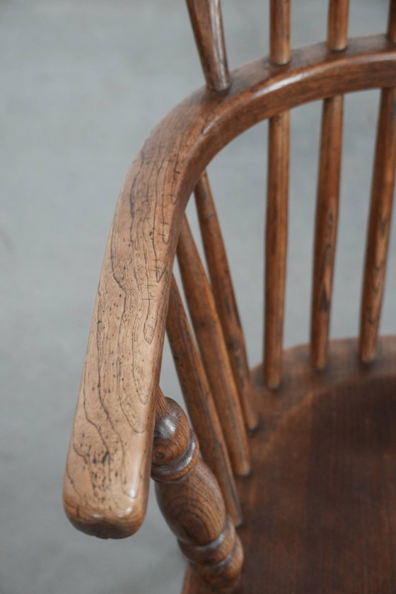 Image 1 of Antieke Engelse lowback Windsor chair