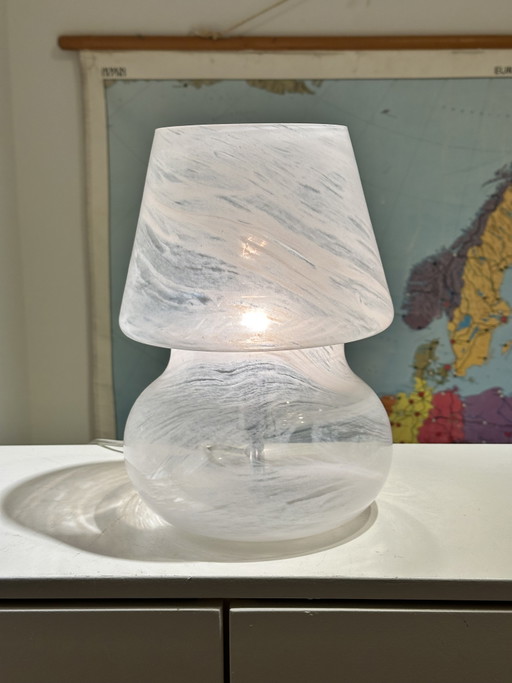 Vintage Swirl Mushroom lamp