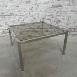 Tavolino da caffè Hollywood Regency 65 x 65 cm - anni '70