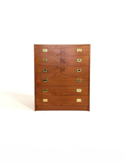 Vintage Danish teak chest of drawers, Henning Korch '70