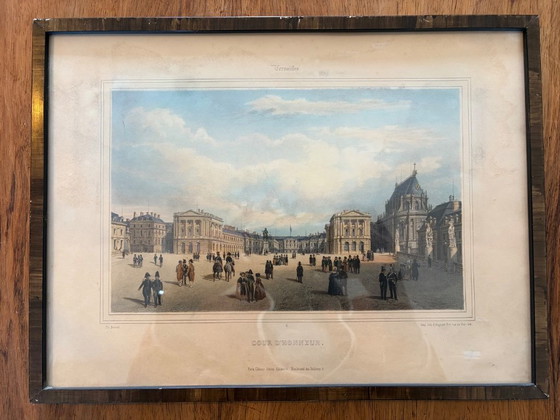 Image 1 of Serie di litografie colorate a mano del XIX secolo di Gihaut Frères