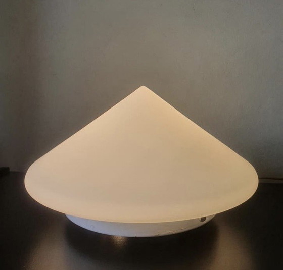 Image 1 of Lampe de plafond/applique murale style Bauhaus vintage - années 80
