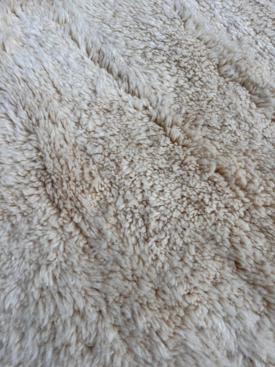 Image 1 of Beni Ourain tapijt, authentiek Marokkaans tapijt, 300x200cm, echt wollen tapijt