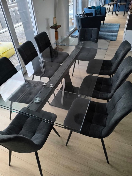 AXEL ROCHE-BOBOIS Dining Table – Roche Bobois, Glass (photo 4 of 5)
