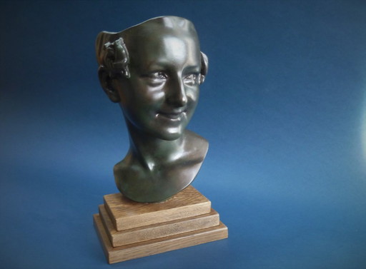 art deco brons P.AUBRY