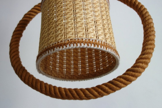 Image 1 of Seilleuchter von Audoux Minet, Frankreich, 1950er Jahre