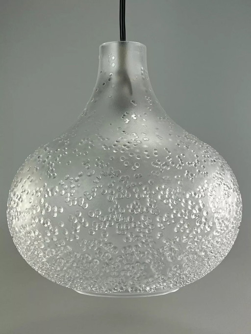 60s 70s Peill & Putzler hanging lamp ceiling lamp glass space design 60s 70s