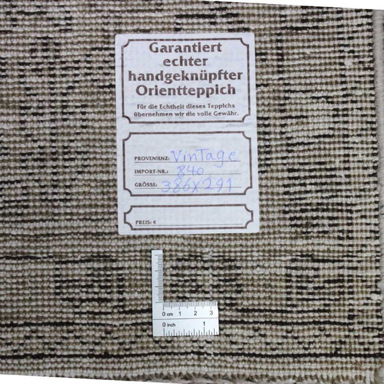 Image 1 of Hand-knotted vintage art rug 386x291cm