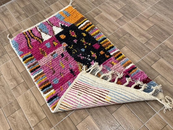 Marokkaans Berber tapijt van natuurlijke wol, 250 cm x 120 cm – Vloerkleden en tapijten, Cotton (photo 6 of 6)