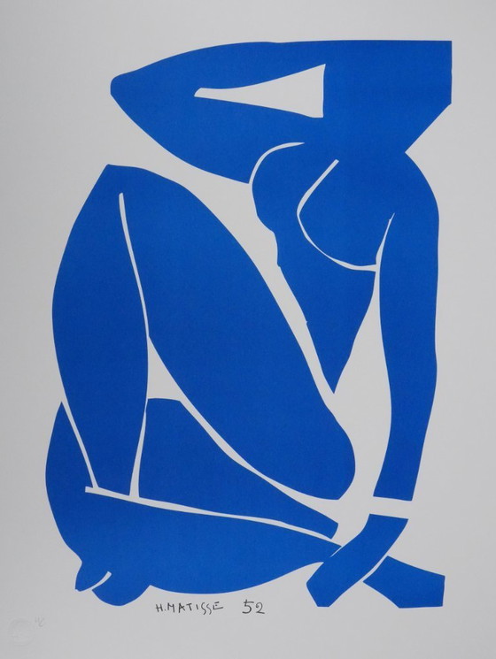 Henri MATISSE : Nu bleu I, Lithographie signée – Lithographies et sérigraphies, Paper (photo 3 of 9)