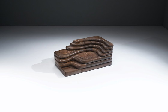 Image 1 of Perfekt patiniertes Sofa DS-1025 Terrazza Landscape von Ubald Klug - De Sede Swiss