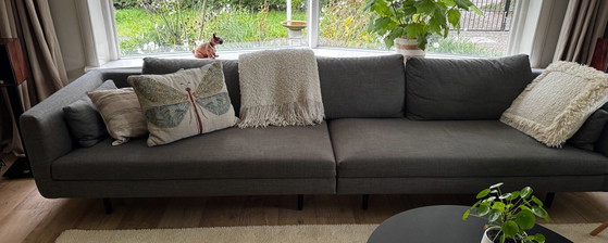 4-seater Sofa by eyye Etcetera fabric Senna 470 pencil, 3-5 seaters, Metal, Textile, Grey (photo 4 of 7)