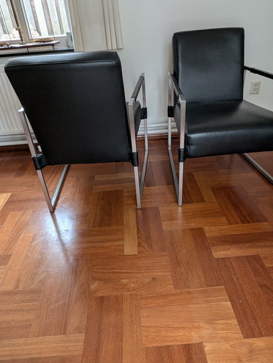 Ensemble de 2 fauteuils design Bert Plantagie – Leather (photo 3 of 5)