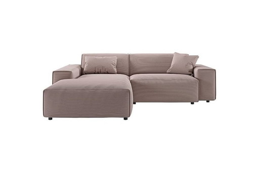 East corner sofa made of corduroy