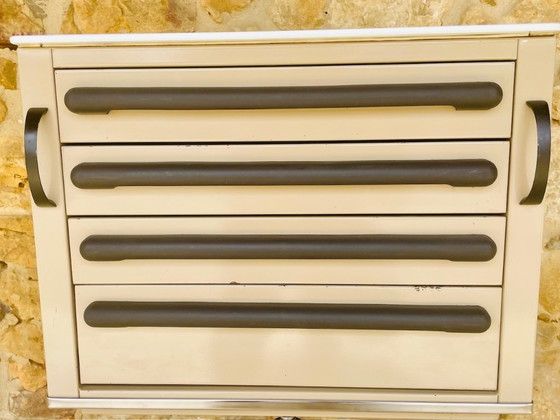 Image 1 of Vintage, Industrial, Swivel, Medical Cabinet  by Cazzaro 1970s/1980s