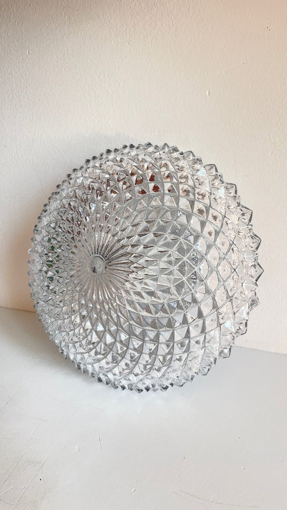 Image 1 of Lampada da parete/soffitto in semicristallo, anni '50