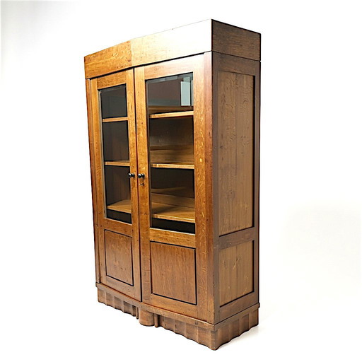 Boekenkast Art Deco Amsterdamse School kast