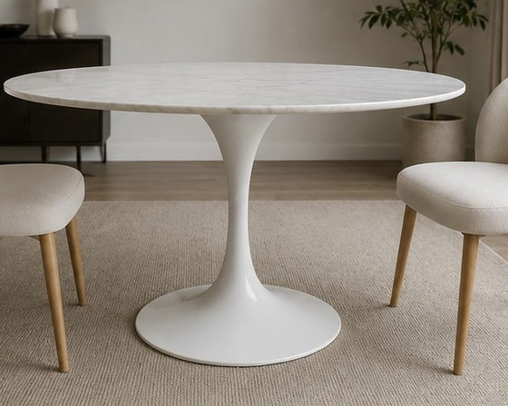 Image 1 of Reproduction Tulip Table - Good as new