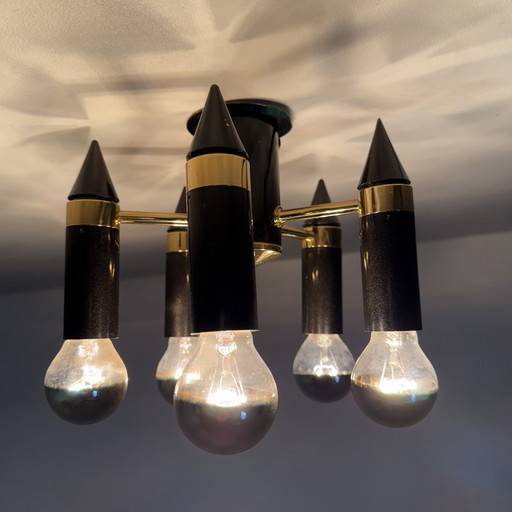 Vintage Schmitz Leuchten Plafondlamp, 1970 Duitsland