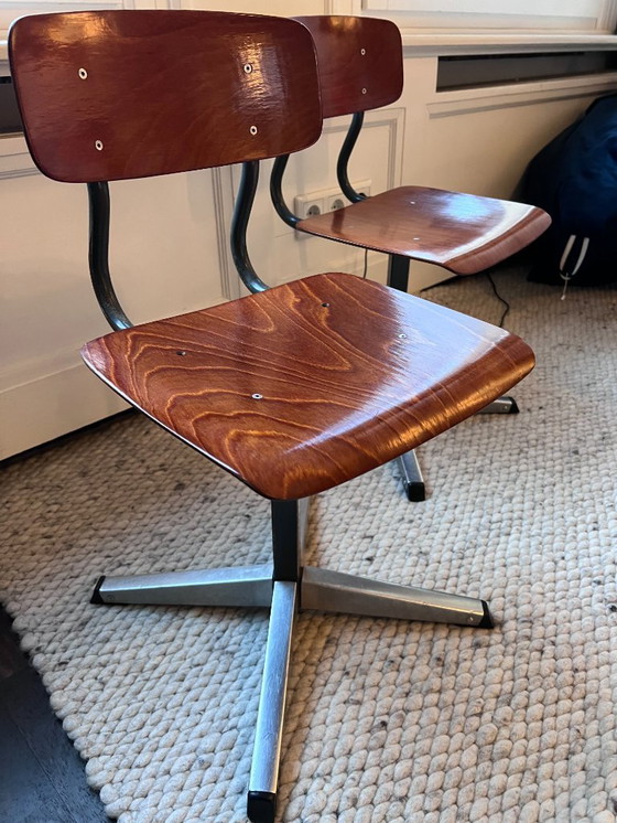 Image 1 of Bureau d'enfant vintage (2x)