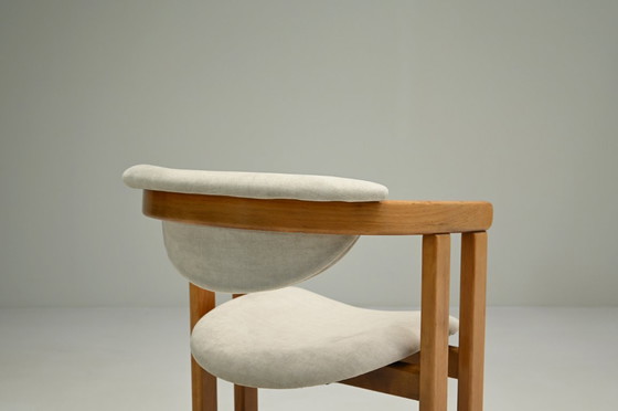 Image 1 of Set di 6 sedie da pranzo curve in legno di faggio, Germania anni '60.