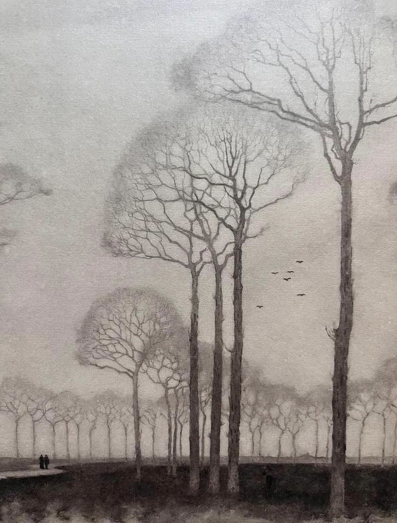 Image 1 of Jan Mankes 1889-1920 / Heliogravure Bomenrij 1927