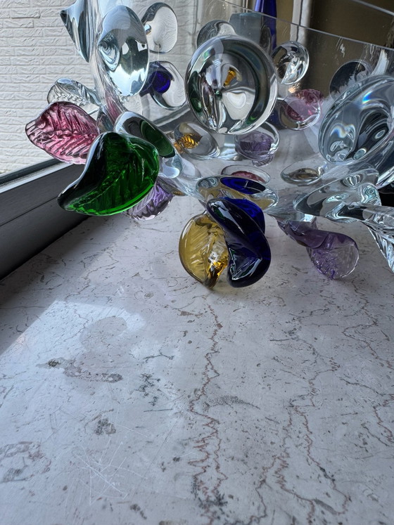 Bořek Šípek „Isotta“ Glass Bowl for Driade (Follies, 1991), Postmodern Design, Decorative Objects, Crystal (photo 2 of 9)
