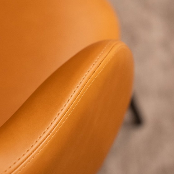 Sillones Calligaris Holly Lounge | Juego de 2, Cuero, Naranja (foto 5 de 5)