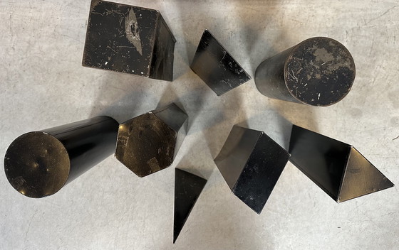 Image 1 of 8x forme geometriche antiche - metallo