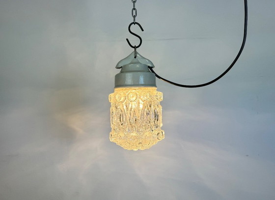 Image 1 of Lampada a sospensione vintage in porcellana bianca, anni '70