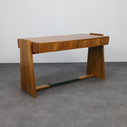 Vintage Desk Walnut, 1960s