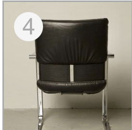 Poltrona/sedia da ufficio Vitro Mario Bellini – Vitra, Poltrone, Chrome, Leather (photo 4 of 6)