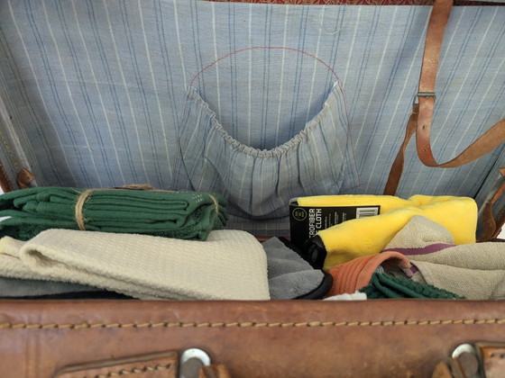 Image 1 of valise en cuir vintage