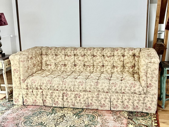 Klassisches englisches 3-Sitzer-Sofa – Textile (photo 10 of 13)