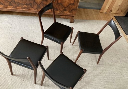 Lot de 4 chaises de salle à manger avec Century