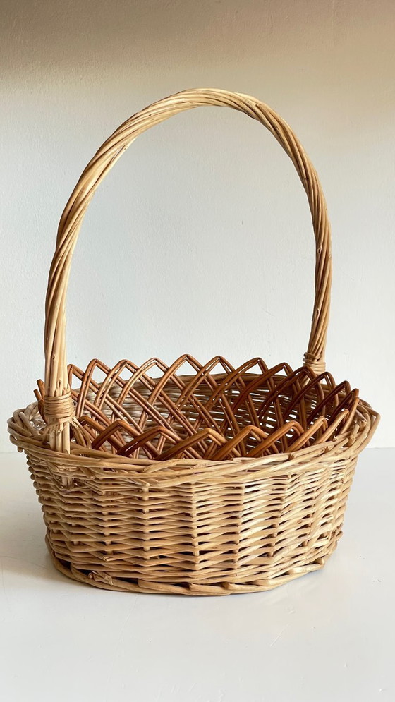 Image 1 of Vintage Rattan Baskets