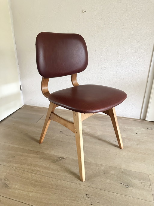 Restaurierter Esszimmerstuhl aus den 1960er Jahren