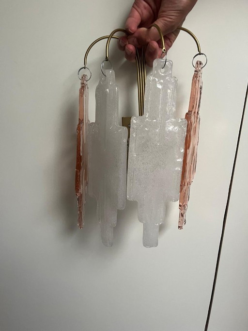 Applique en verre de Murano (glace)
