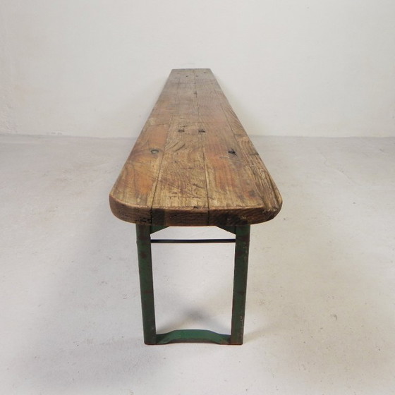 Image 1 of Klappbank, Terrassenbank, 216 cm lang, 1960er Jahre