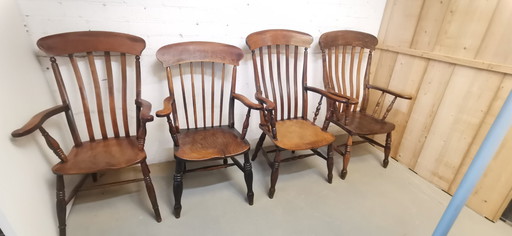 Ensemble de chaises Windsor 4 pièces