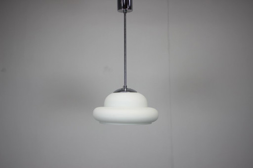 Suspension chromée du milieu du siècle, années 1960, Tchécoslovaquie