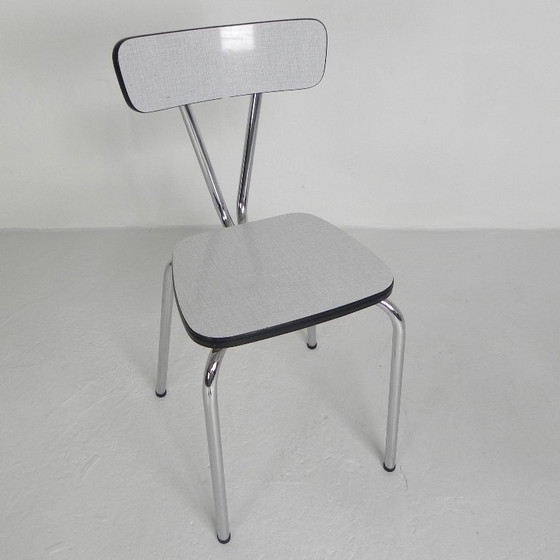 Image 1 of Set van 4 formica eettafel stoelen, jaren 60
