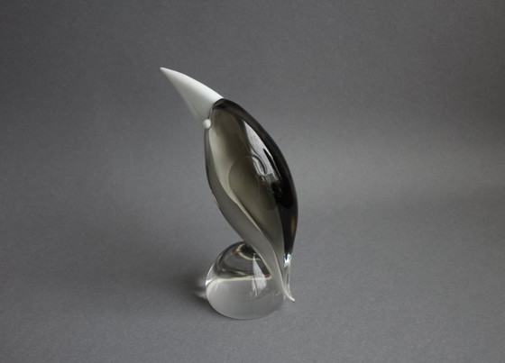 Image 1 of Scultura in vetro di Murano "Holzheber" (Biscottiere), vetreria Gral, Germania, di Livio Seguso