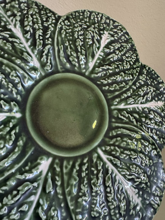 Image 1 of Caldas vintage ceramic green cabbage soup tureen