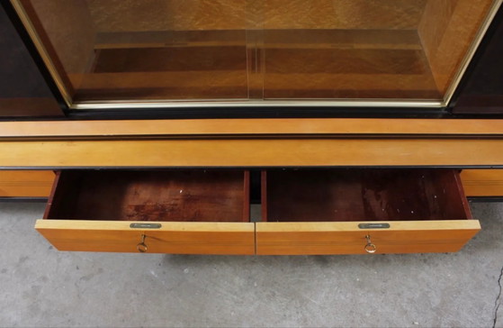Credenza vintage anni '50 di Musterring Highboard Vetrina Bar Cassettiera – Credenze, Wood (photo 13 of 17)