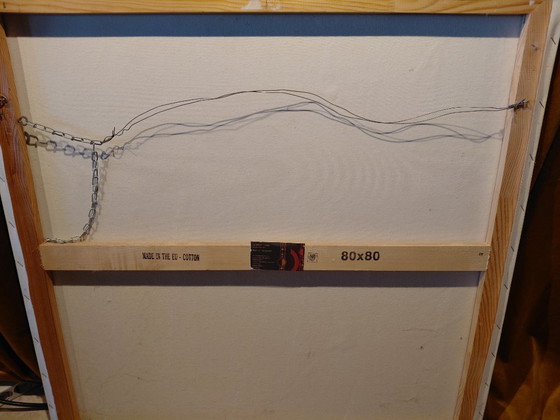 Image 1 of Ellen van Randeraat painting Acrylic on canvas 80/80