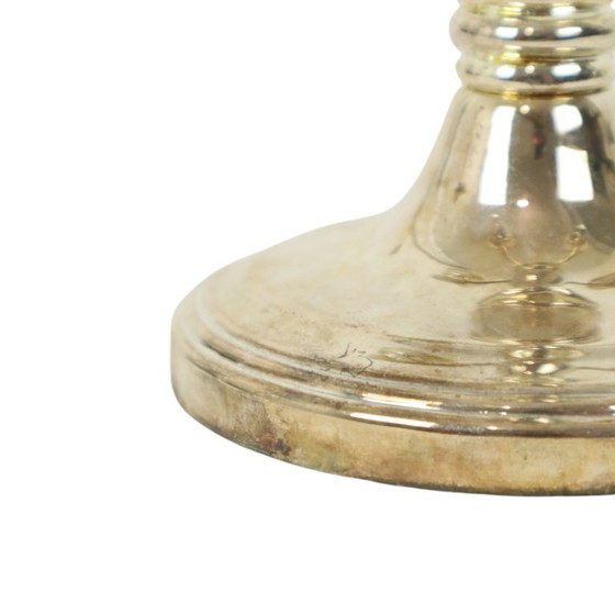 Image 1 of Portavelas antiguo chapado en plata